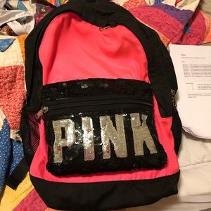 PINK backpack